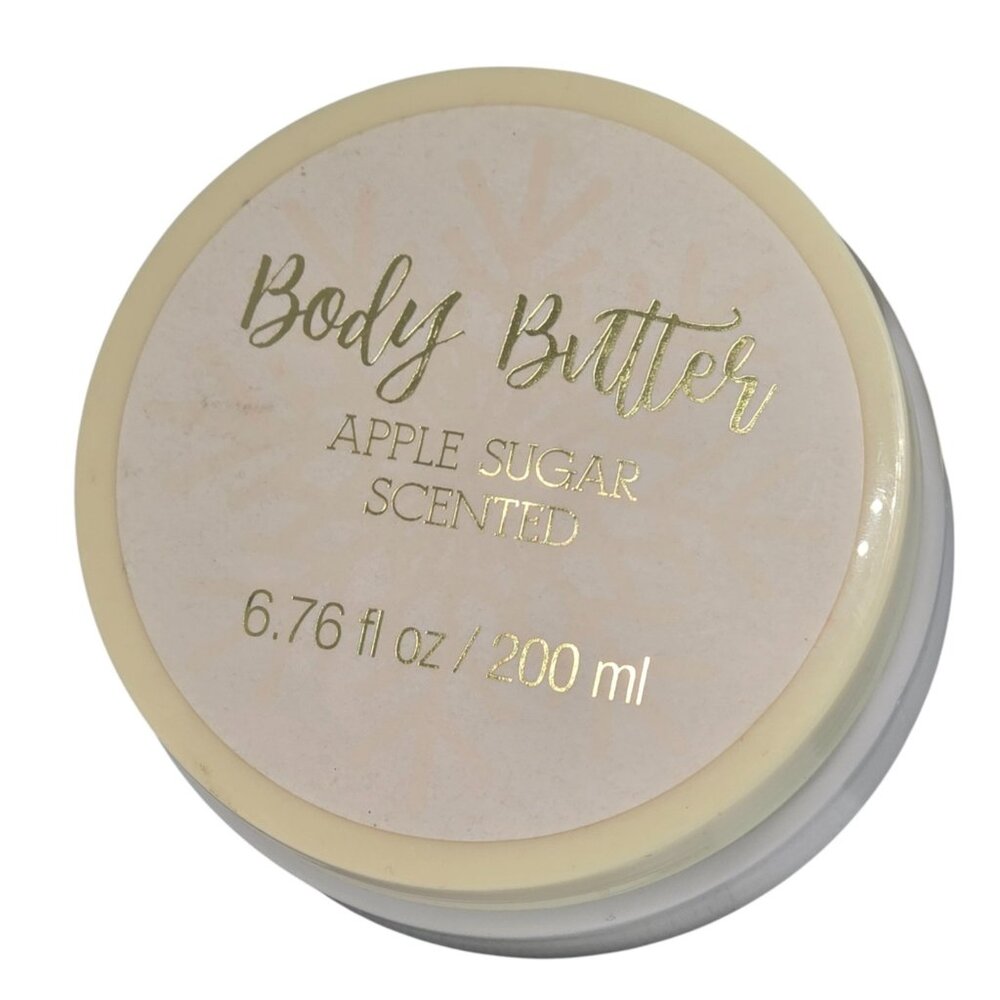 Body Butter Apple Sugar Scented 6.76 Fl Oz / 200 Ml Hydrating Skincare